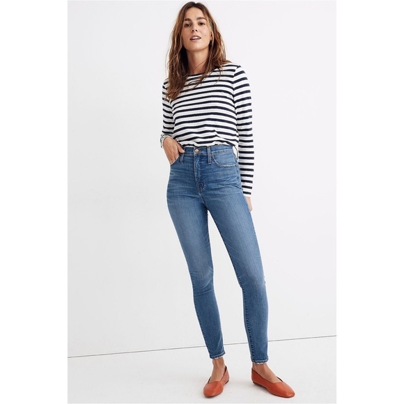 NWOT Madewell 11" High-Rise Skinny Jeans in Maricopa Wash Size 26 - Picture 1 of 11